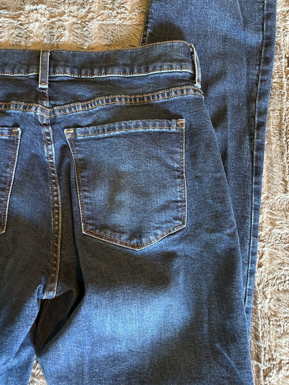 Dark Wash Boyfriend Jeans - Mott & Bow - Picture 6 of 8